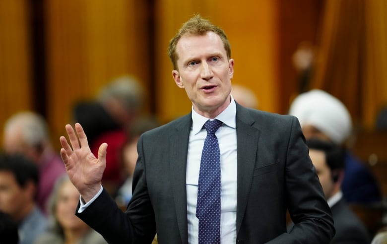 Immigration, Refugees and Citizenship Minister Marc Miller rises during question period in the House of Commons on Parliament Hill in Ottawa on Monday, March 18, 2024.