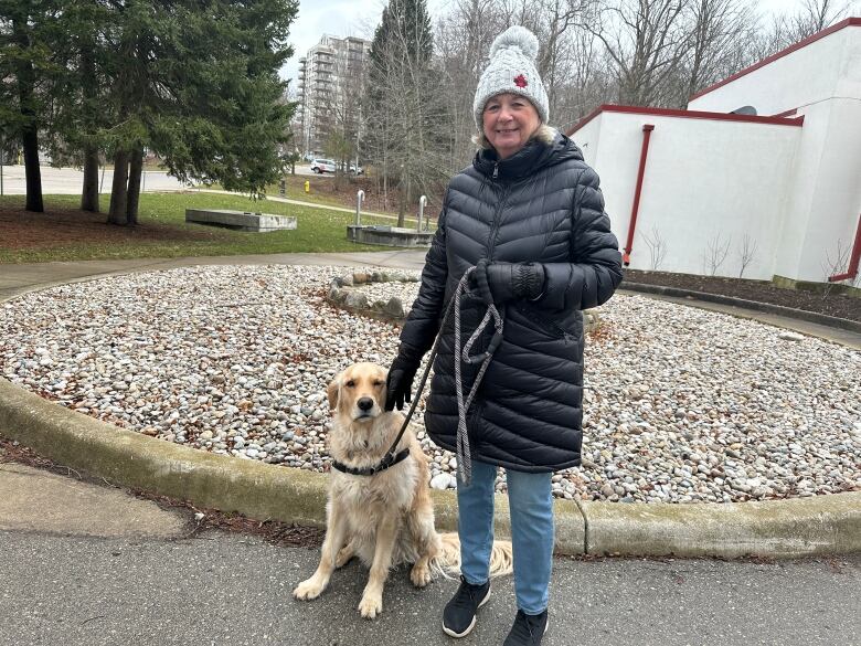 Diane Thomas says she never leaves her golden retriever, Hudson off-leash at parks because it can be dangerous to him and others. She believes fines for off-leash dog attacks and those who don't follow rules should be higher. 