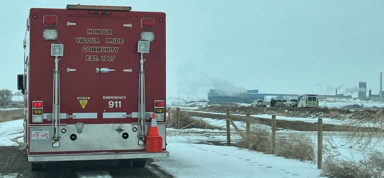 Emergency crews in Taber rescued a man who'd been in a ditch unable to move for two days.