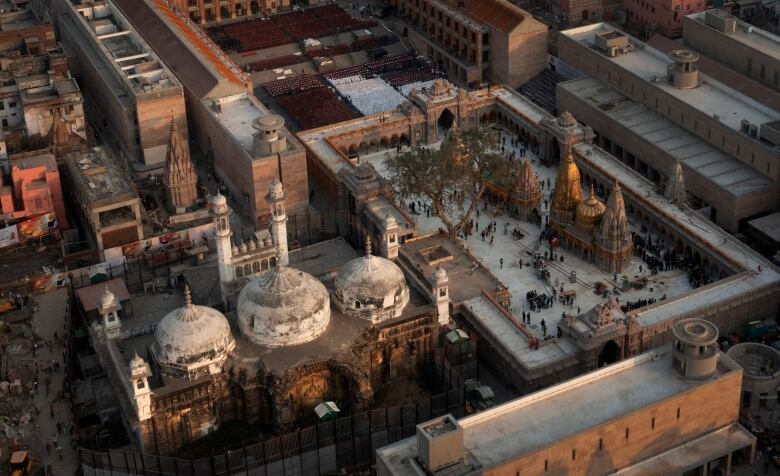 Aerial view of Gvanvapi mosque.