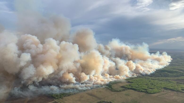 County of Grande Prairie wildfire