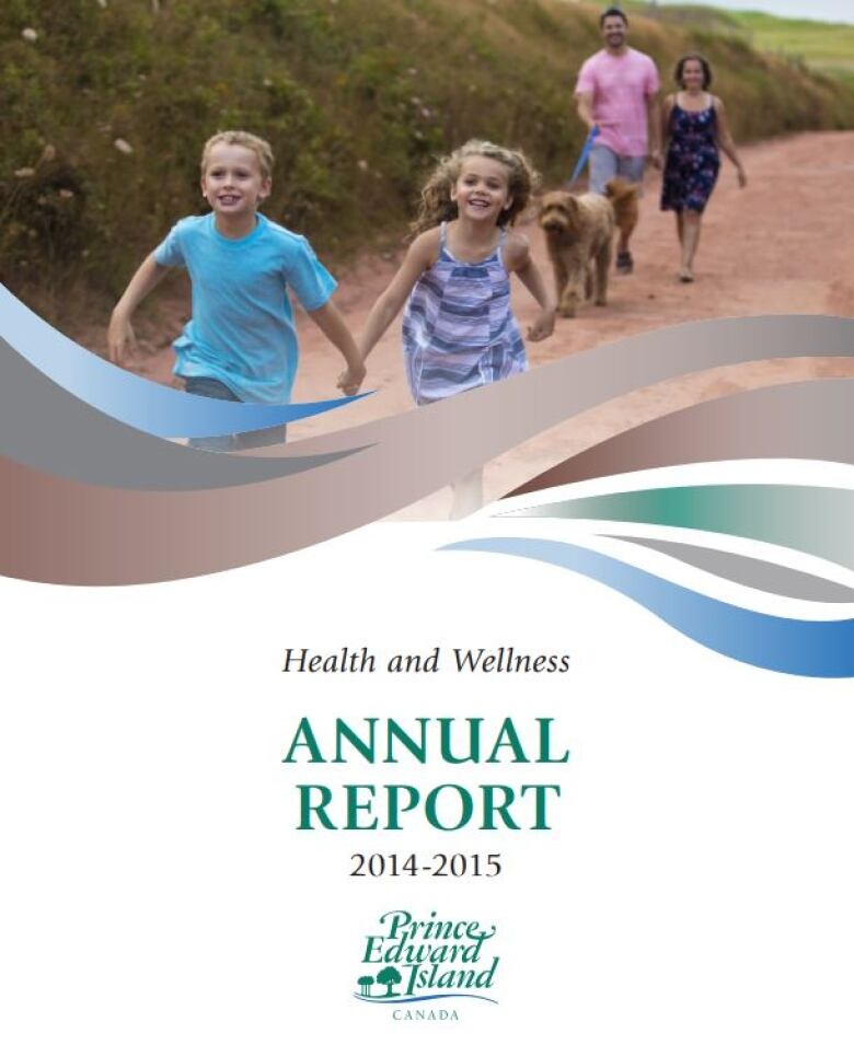 Cover of an annual report.