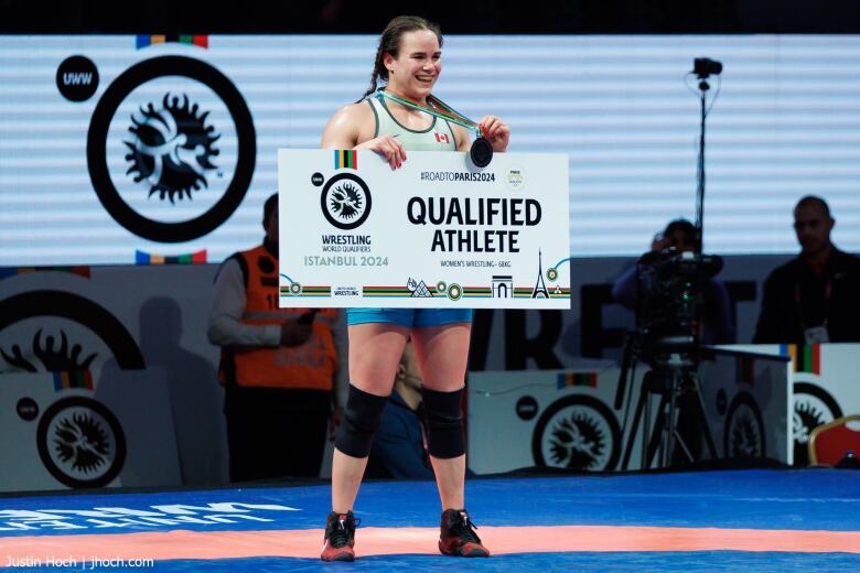 Linda Morais captured bronze at a recent world qualifying tournament to earn her way to the summer Olympics.