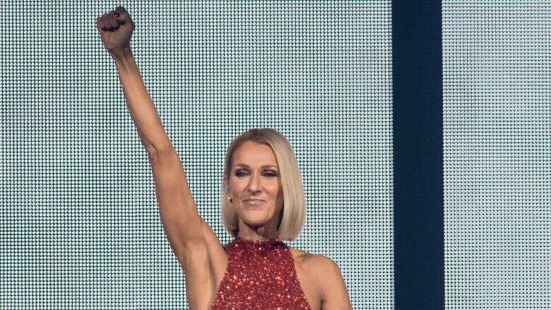 Celine Dion performs on the opening night of her Courage world tour in Quebec City on Sept. 18, 2019. 