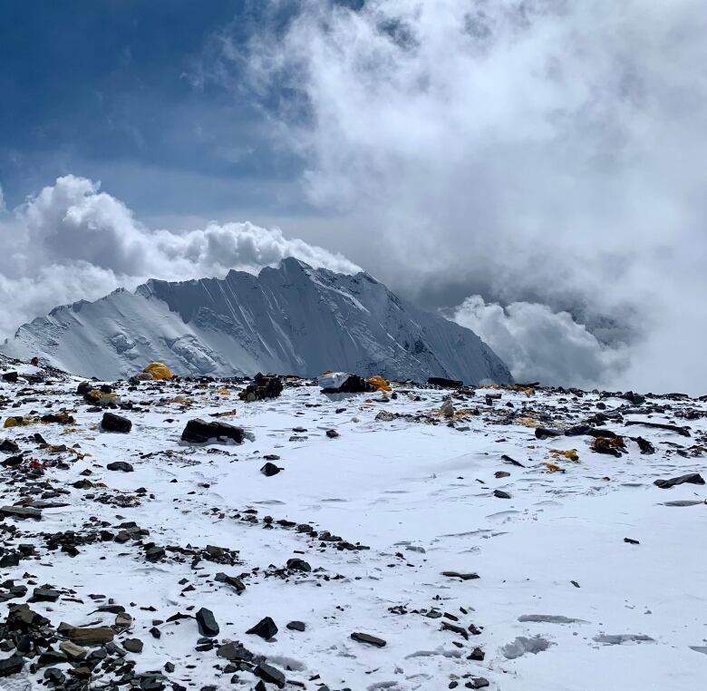 One of the camp's Warnez stayed at during his climb.