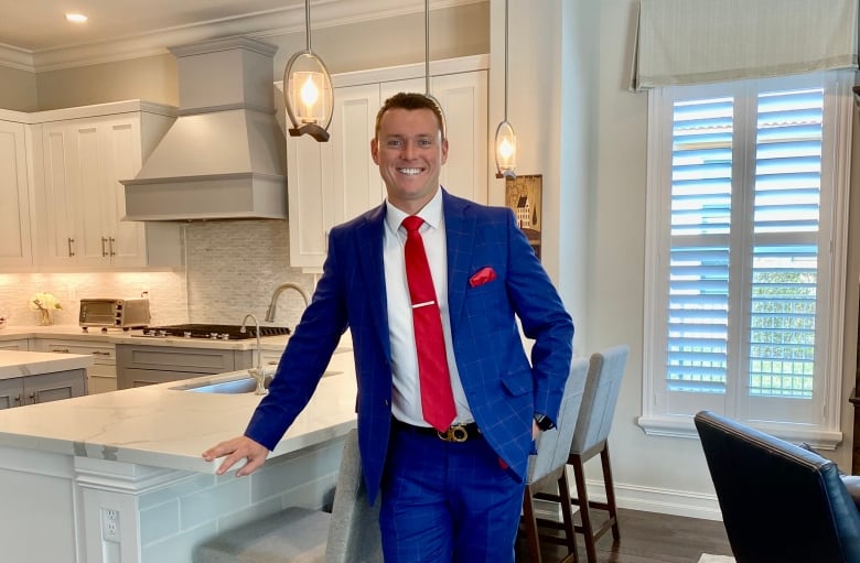 Marco Terminesi grew up in Woodbridge, Ont. but now lives in South Florida and sells real estate mostly to Canadians in Palm Beach County. He says a lot of prospective buyers are motivated to leave Canada because of politics.