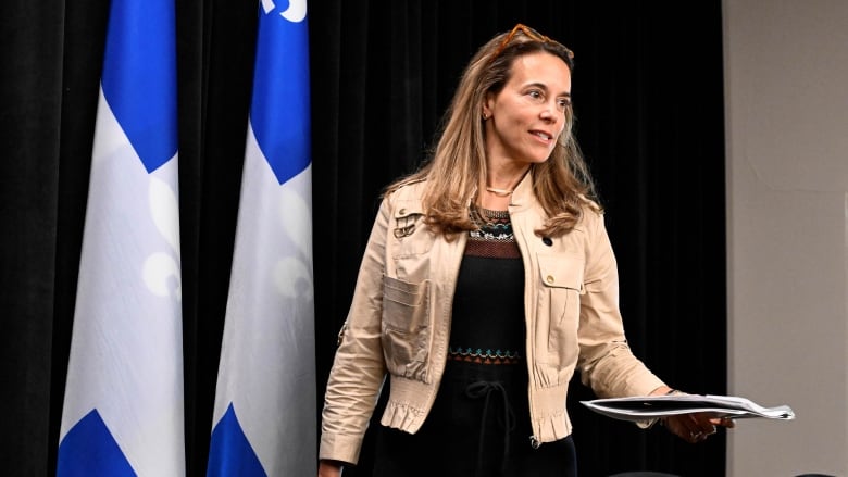 Housing Minister France-laine Duranceau at Quebec's National Assembly