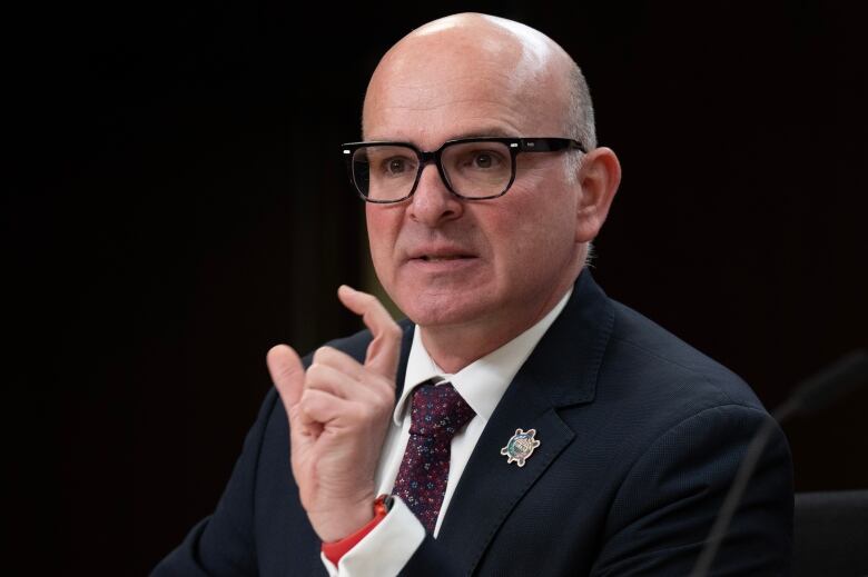 Employment, Workforce Development and Official Languages Minister Randy Boissonnault speaks during a news conference, Tuesday, May 21, 2024 in Ottawa.