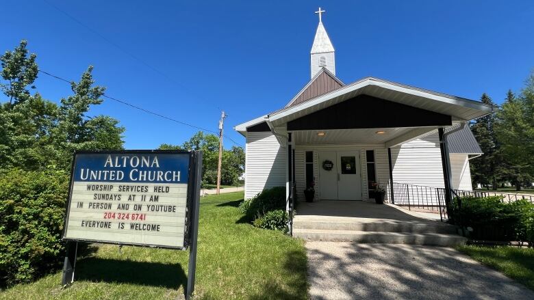 A church