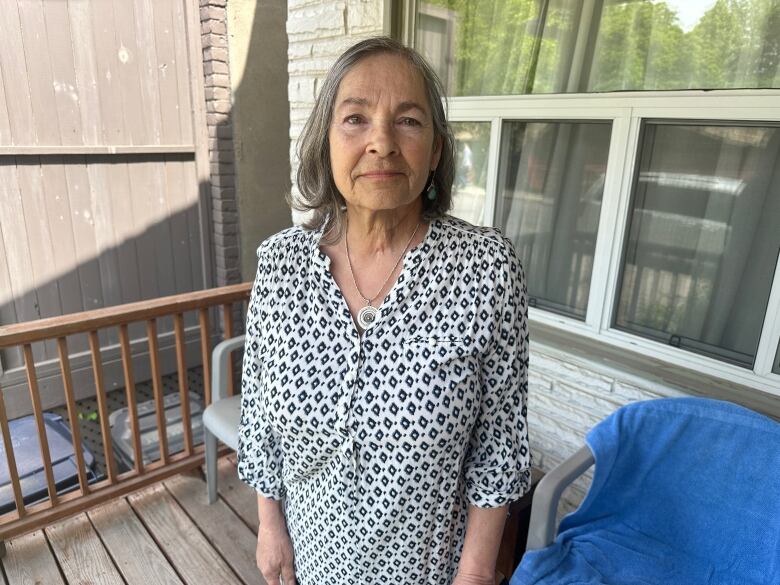 Janice Lachapelle is among a group of residents in Riverdale who believe the constant noise due to the Ontario Line construction across the street is having a negative impact on their health, and causing damage to their homes.