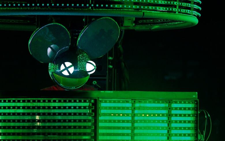 Joel Thomas Zimmerman, better known by his stage name deadmau5 performs at the Bonnaroo Music and Arts Festival on Saturday, June 13, 2015 in Manchester, Tenn. 