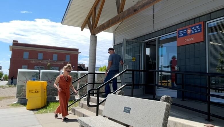 The post office in Crossfield, Alta.