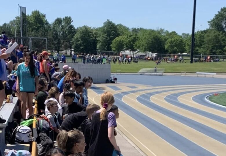 A school track.