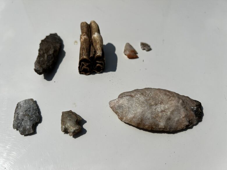 Arrowheads and other ancient stone tools