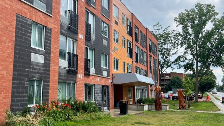 The building at 122 Base Line Road opened to tenants in 2022 and is operates by Middlesex and London Housing Corporation.