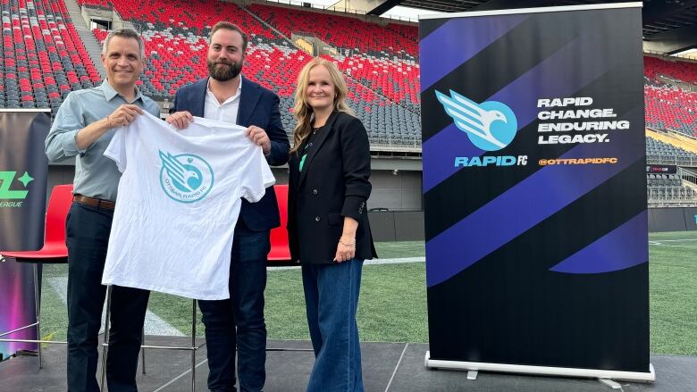 Ottawa Rpaid FC logo unveiling August 2024