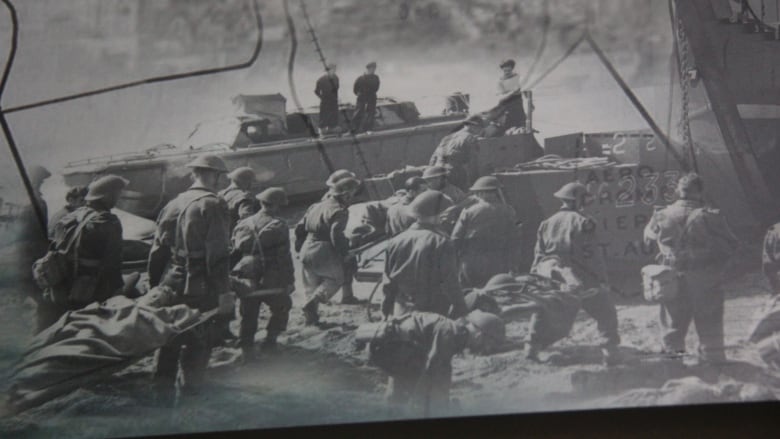 A historical image from the Dieppe Raid on Aug. 19, 1942.