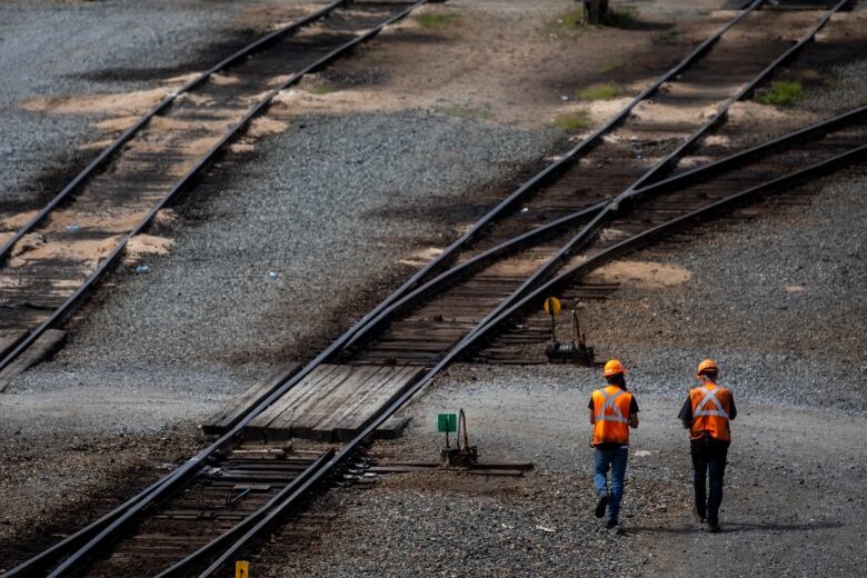 Rail cars at a yard