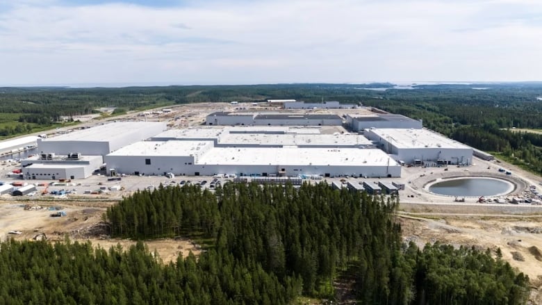 Northvolt factory in Sweden