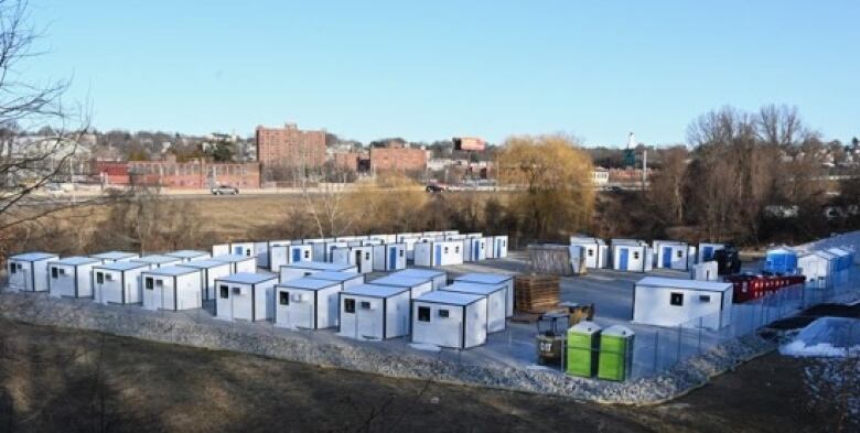 An example of tiny homes the city of Sarnia, Ont., is exploring to offer more housing to residents.