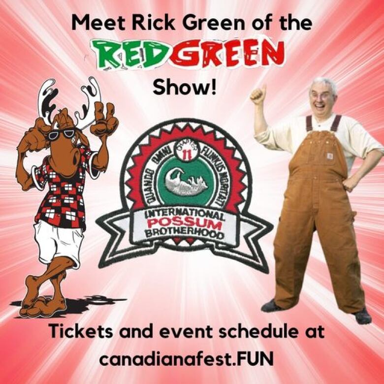 Rick Green of The Red Green Show is set to appear at Canadiana Fest in Michigan.