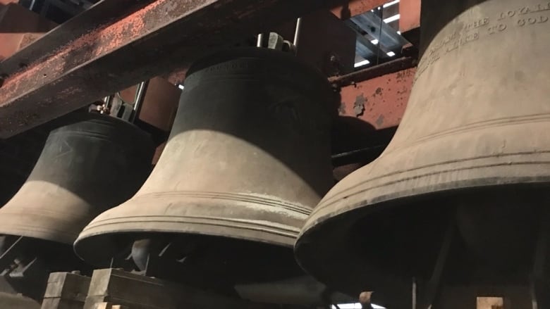 Bells inside a church 