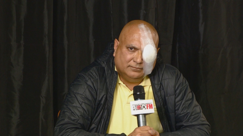 Rishi Nagar, news director and morning show host on Calgary-based South Asian radio station RED FM, spoke to media on Tuesday, Oct. 1 about an incident police are currently investigating.