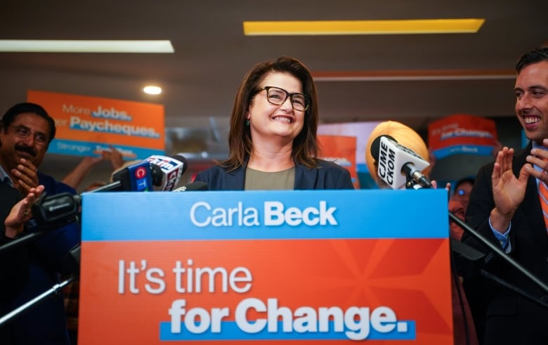 Saskatchewan NDP Leader Carla Beck launched her campaign in Regina.