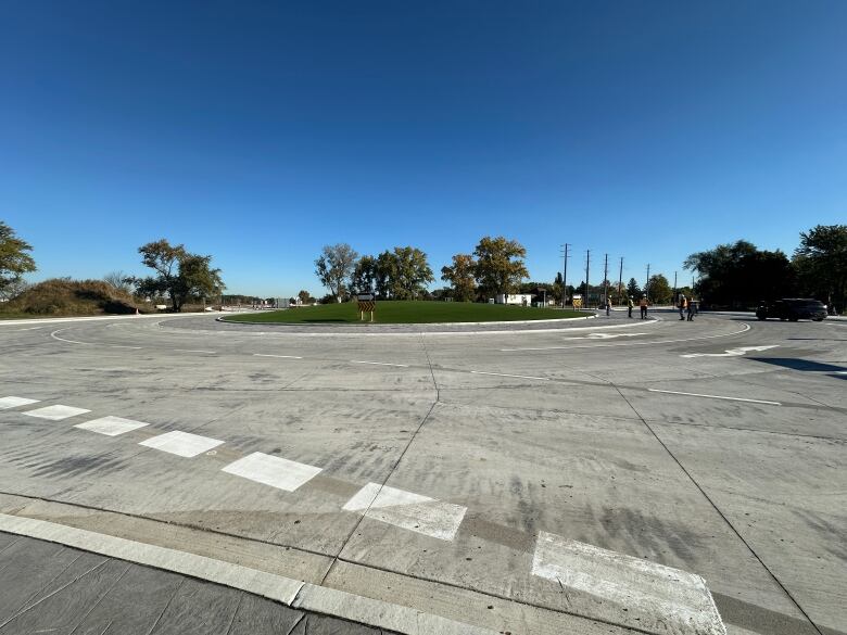 New Tecumseh roundabout