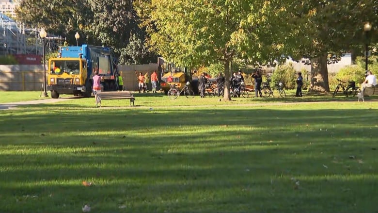 Allan Gardens encampment clearing