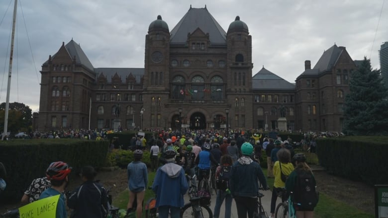 Image from rally outside Queen's Park