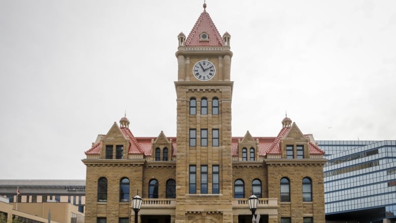 An old, historic building is pictured.