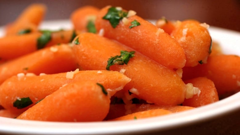 Baby carrot side dish.