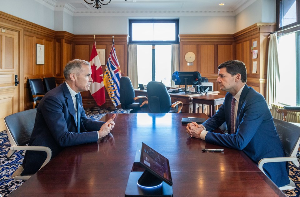 Carney Denies Pipeline Plot as B.C. Digs In on U.S. Liquor Ban