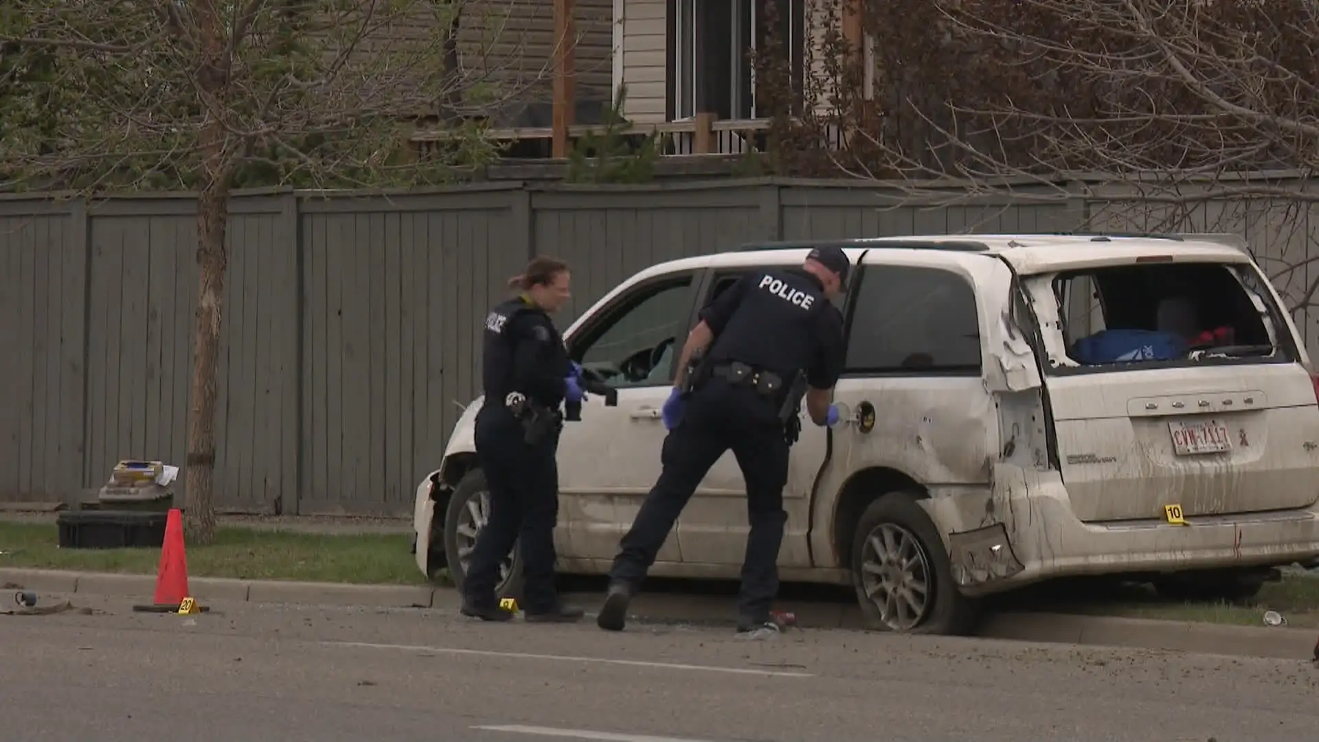 Multi-Vehicle Crash Turns Violent: Shots Fired in Airdrie, Four Hospitalized