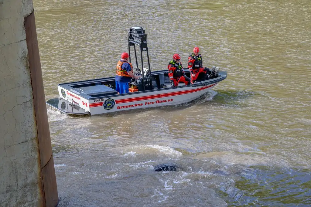 Search Intensifies for Missing Crane Driver After Vehicle Plunges Into Alberta River