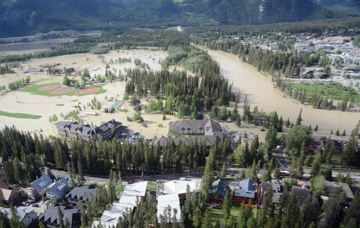 Soaking Weekend Ahead: Banff and Calgary Brace for Rising Bow River Levels